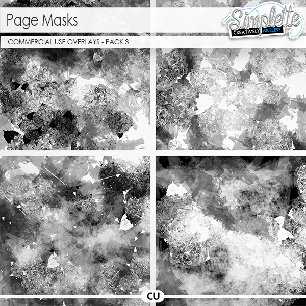 page masks commercial use pack